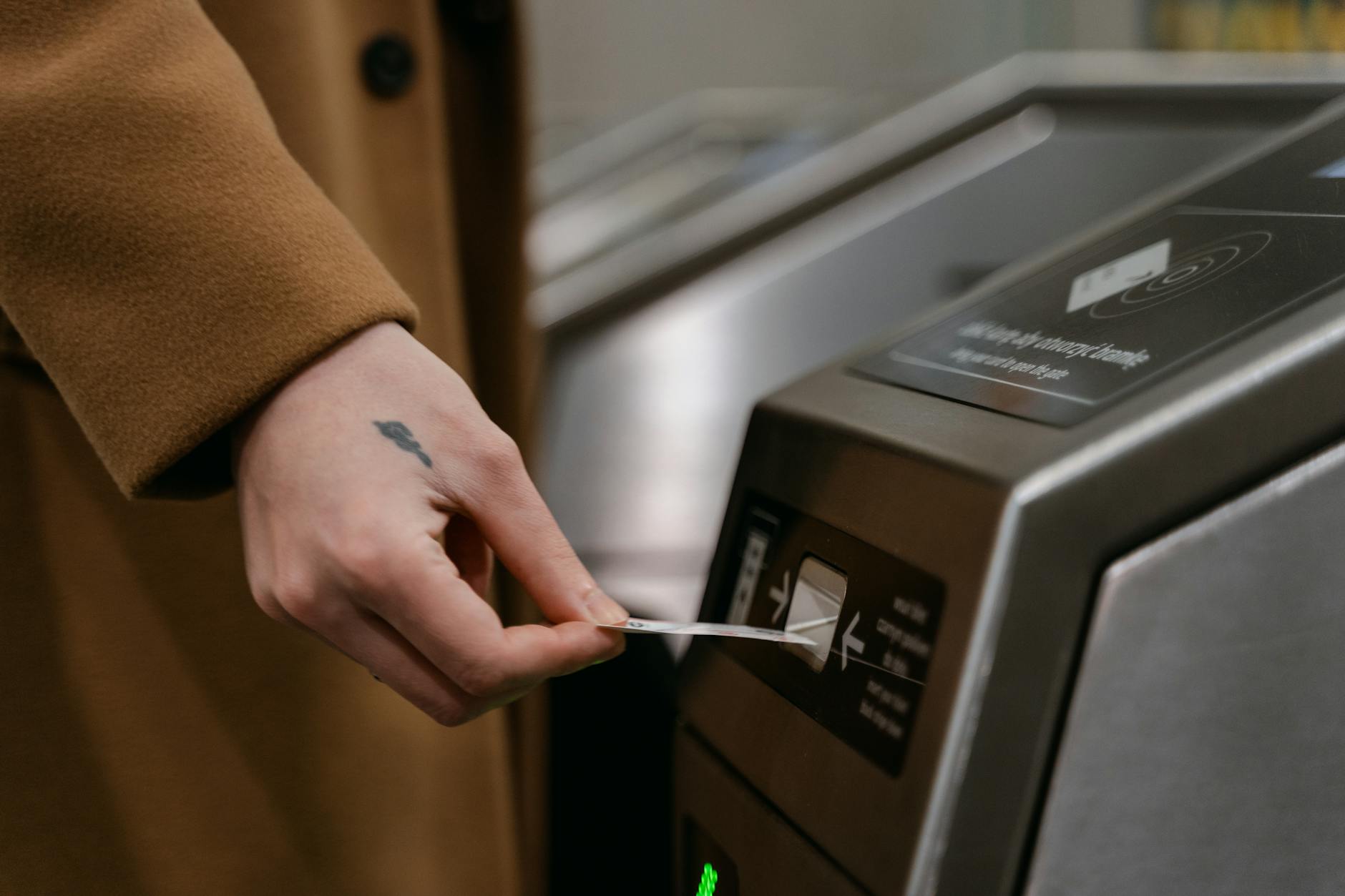 Transit Compass card by reader