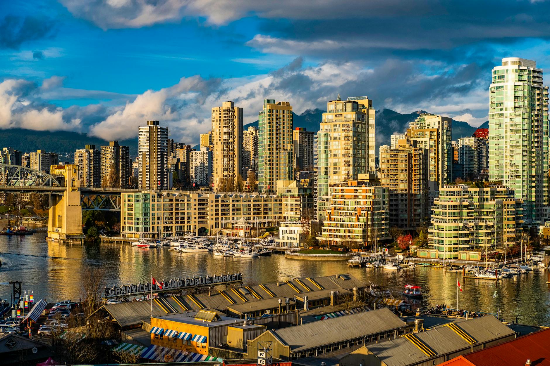 Granville Island Public Market crowd