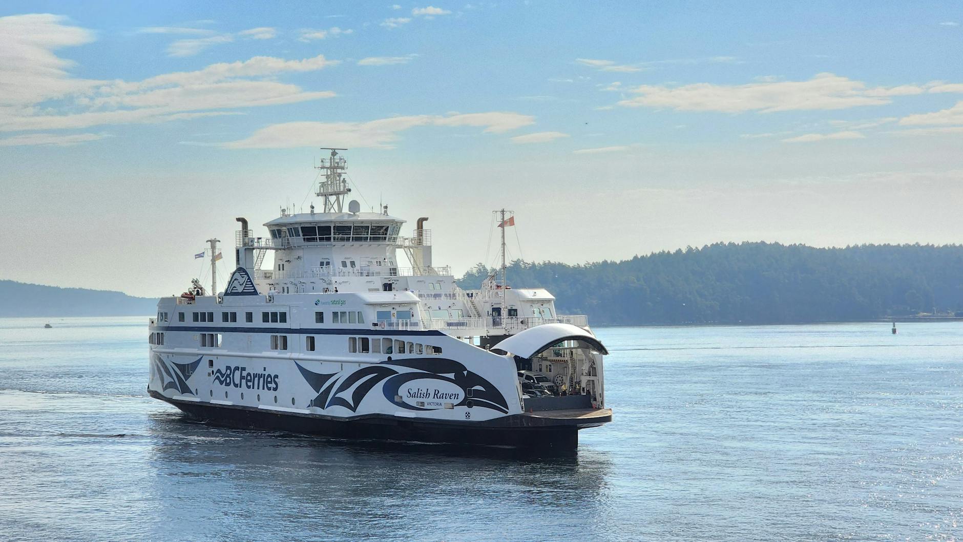 Gulf Islands ferry boat ocean