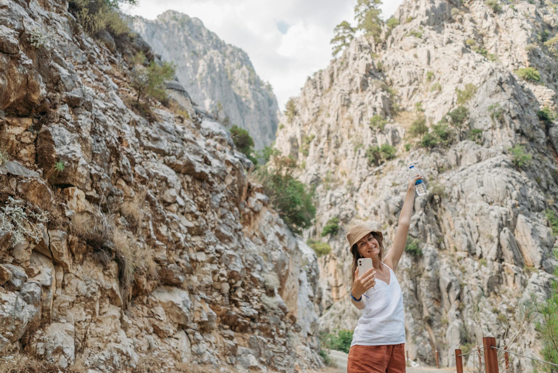 Phone with tickets and travel planning app