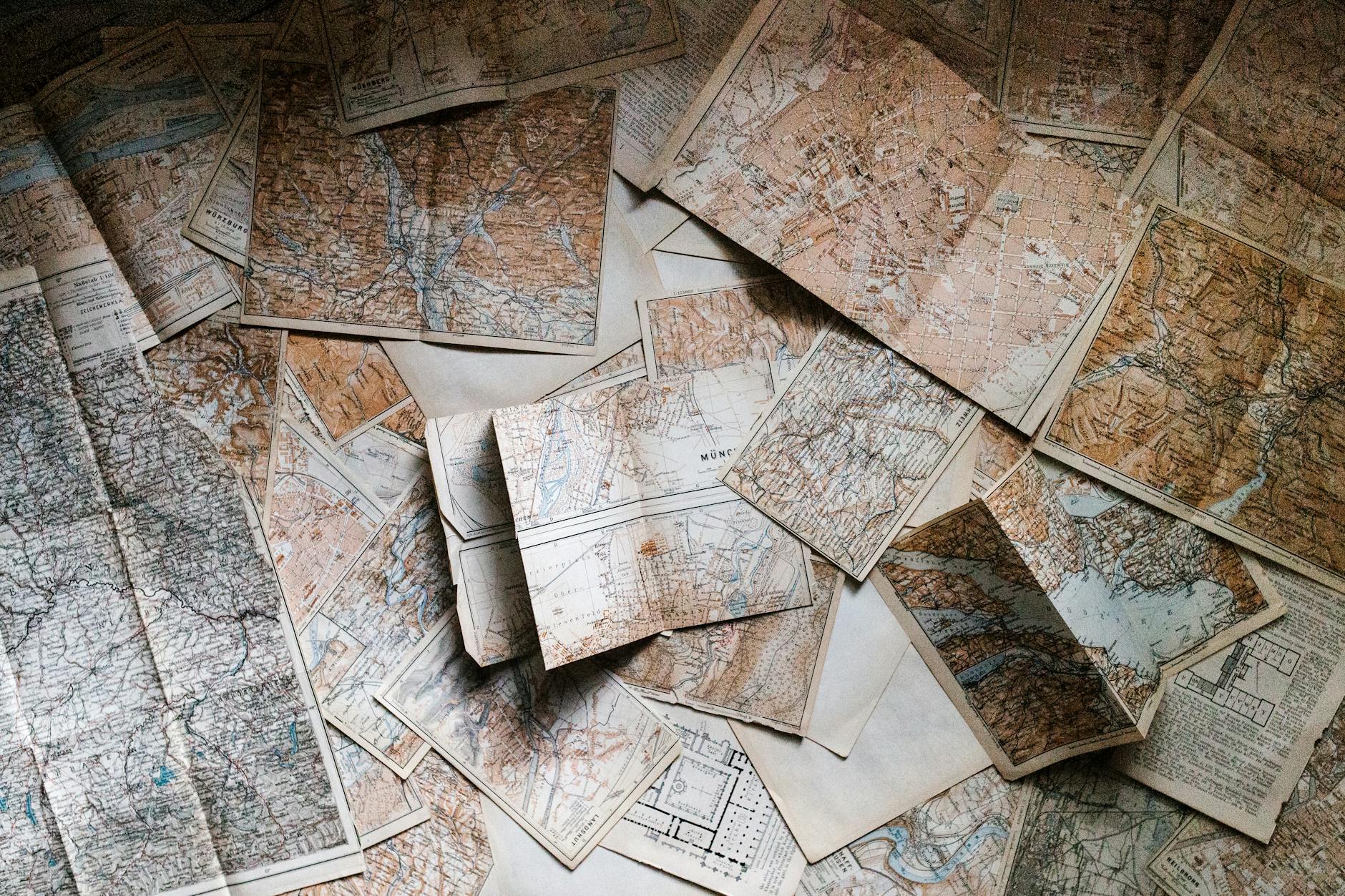 Tourists confused map travel
