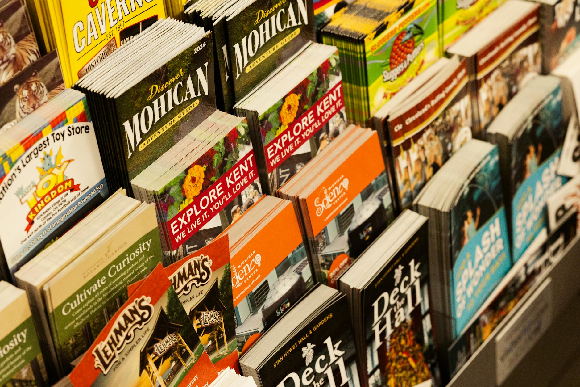 Tourist passes and city attractions brochures