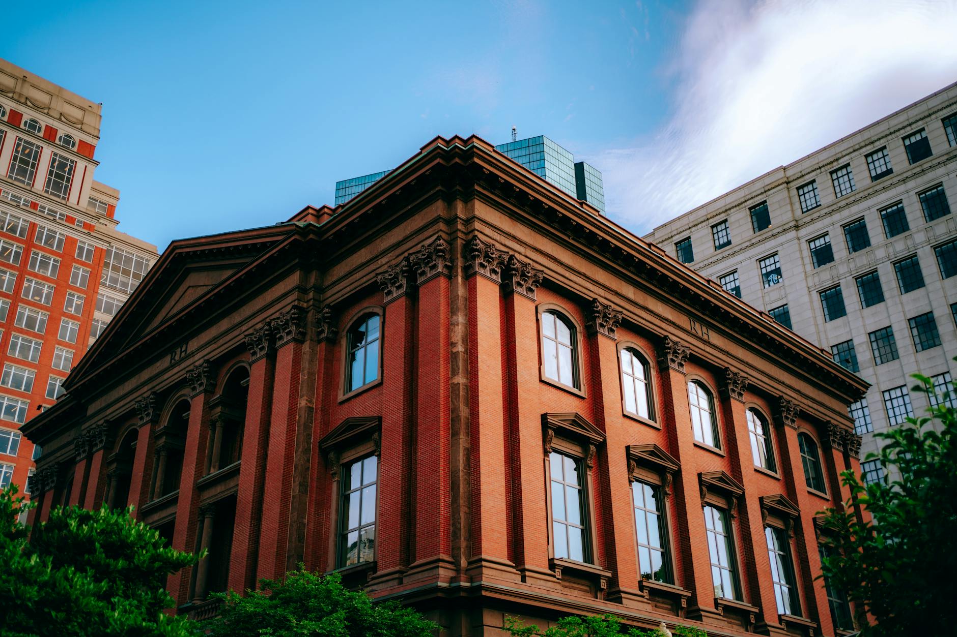 Brick architecture in downtown Vancouver