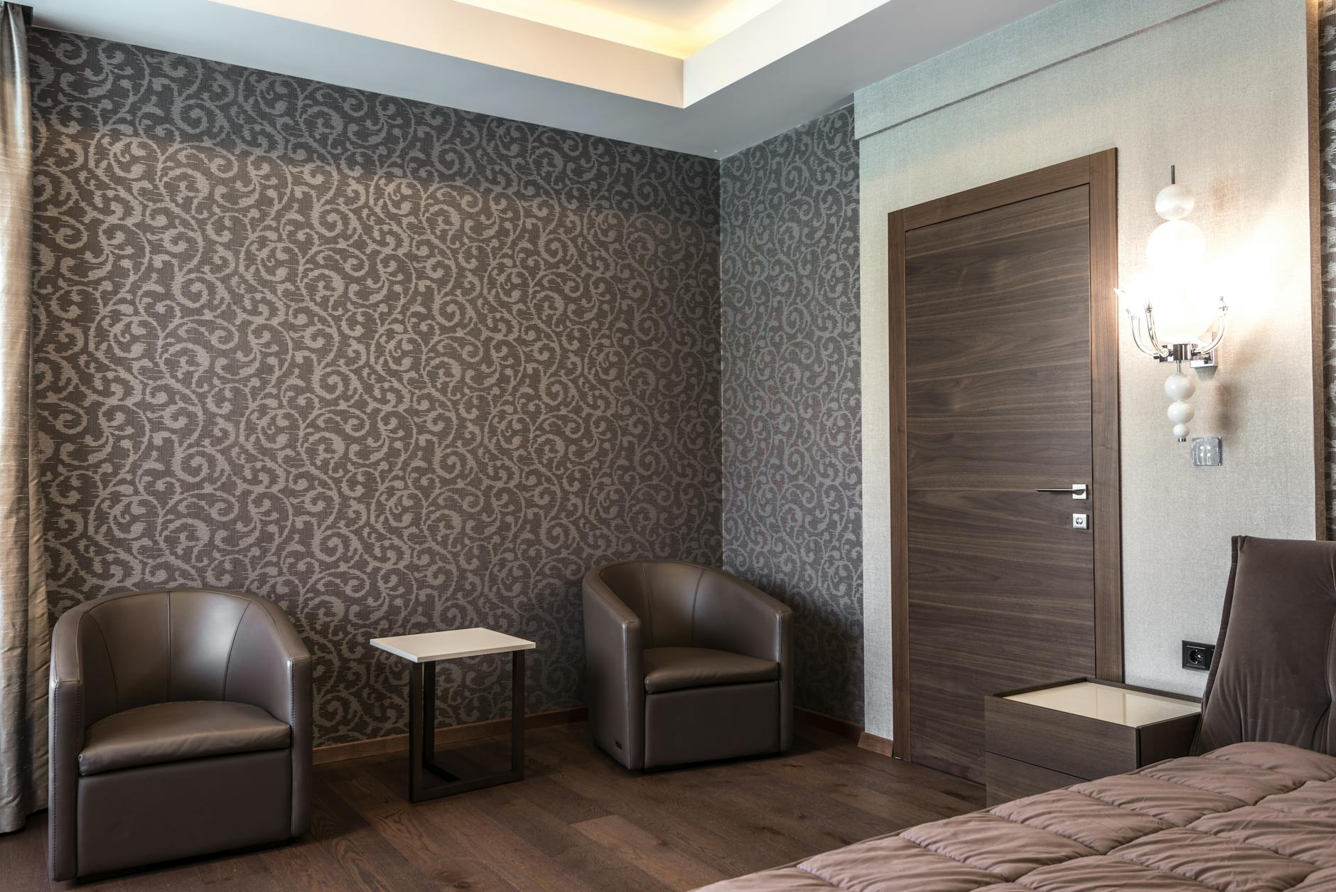 Boutique hotel room modern design