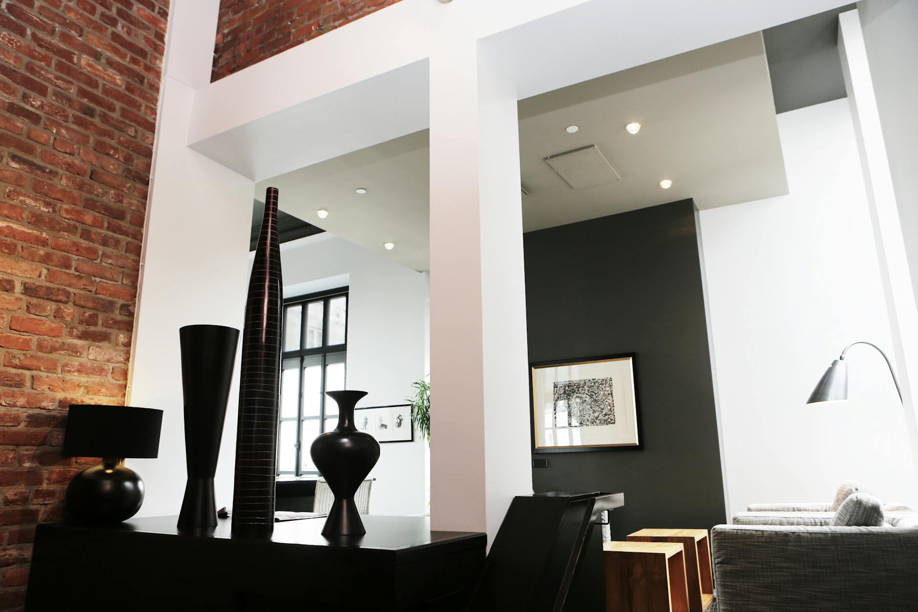 Loft apartment Vancouver brick