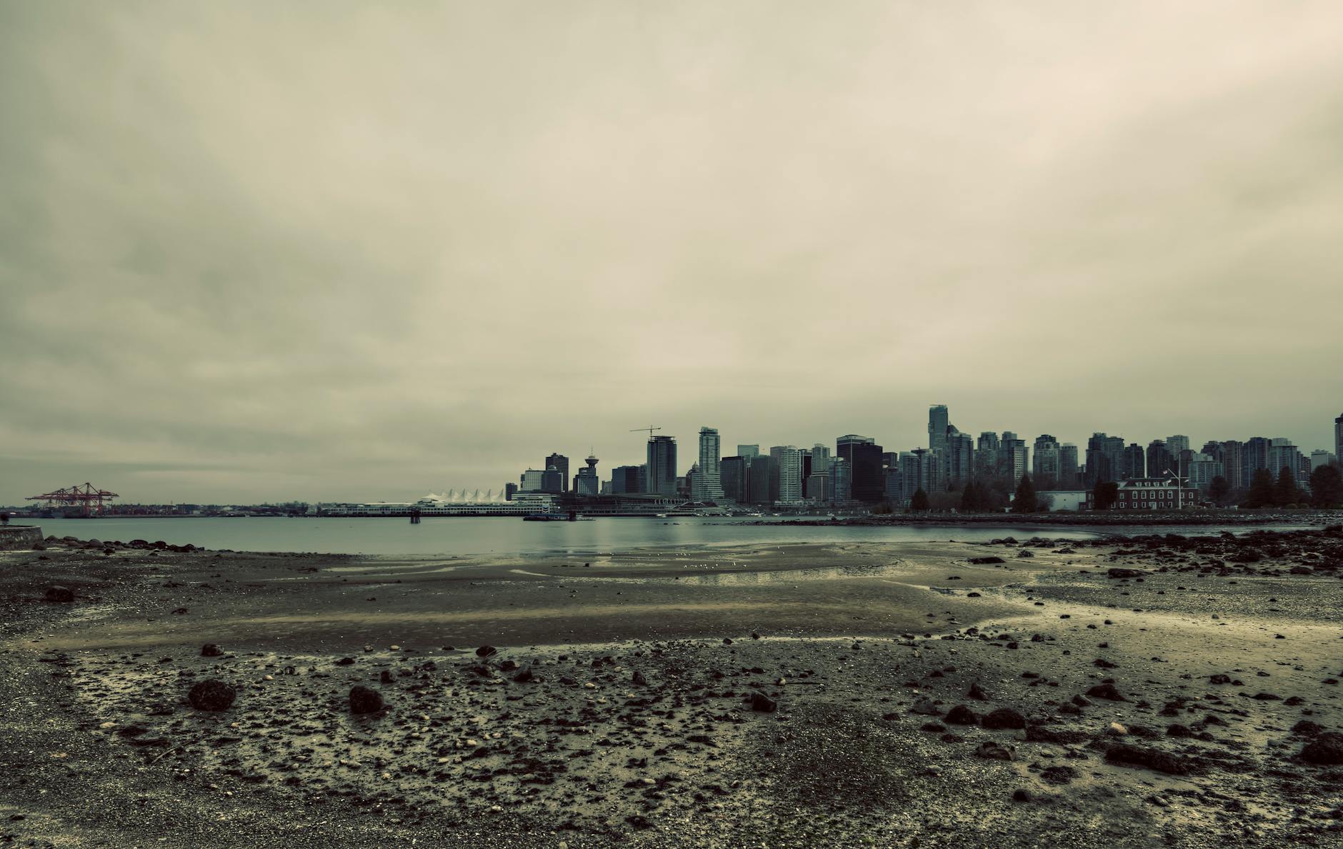 Vintage Vancouver beach historical