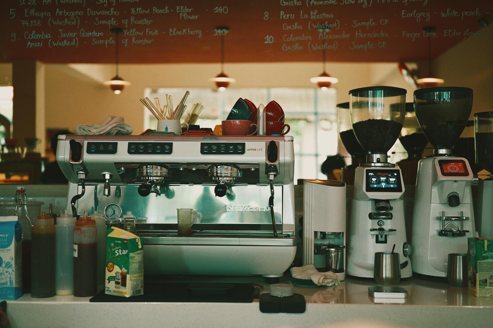 Vancouver cafe espresso interior