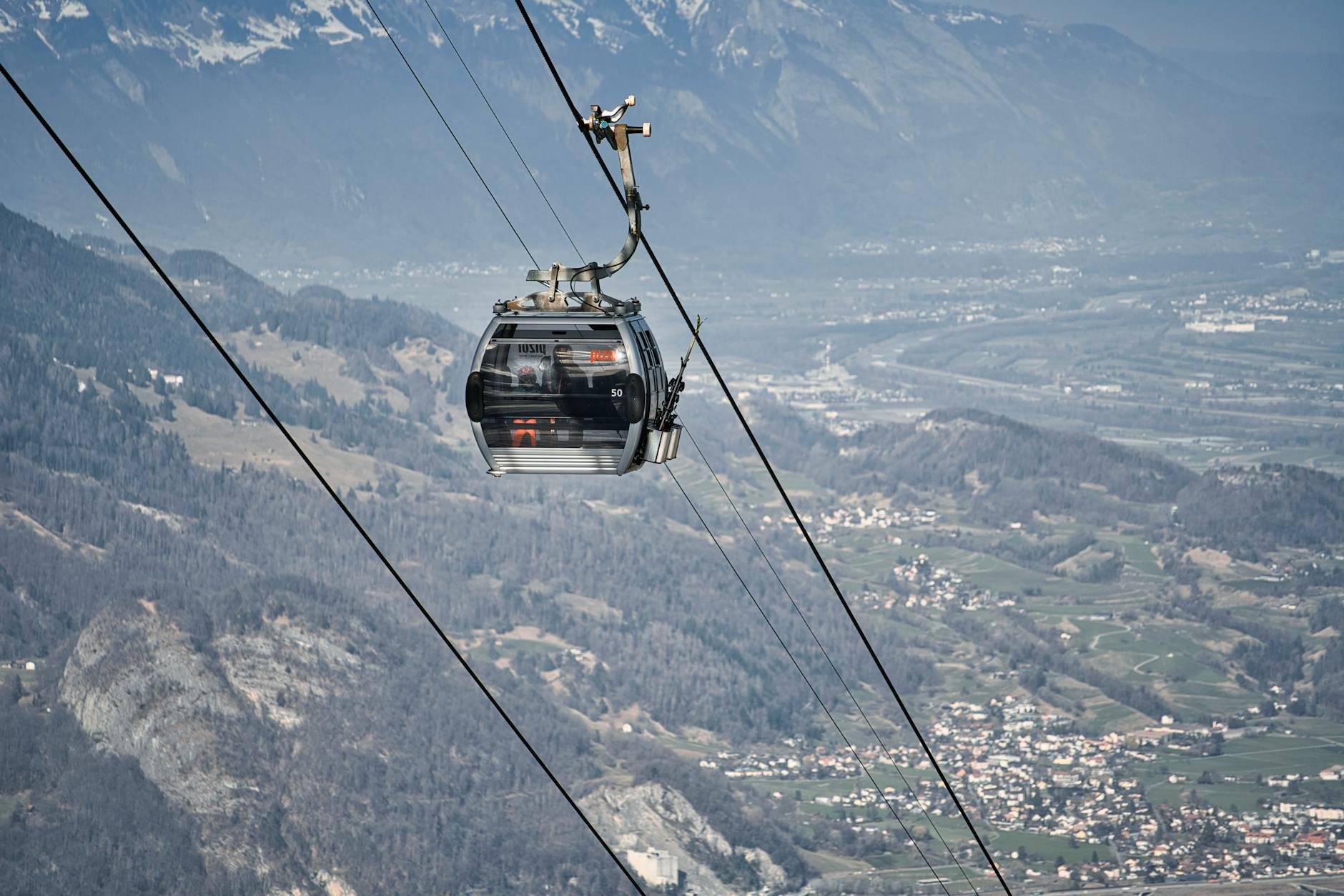 Peak gondola cable car mountain
