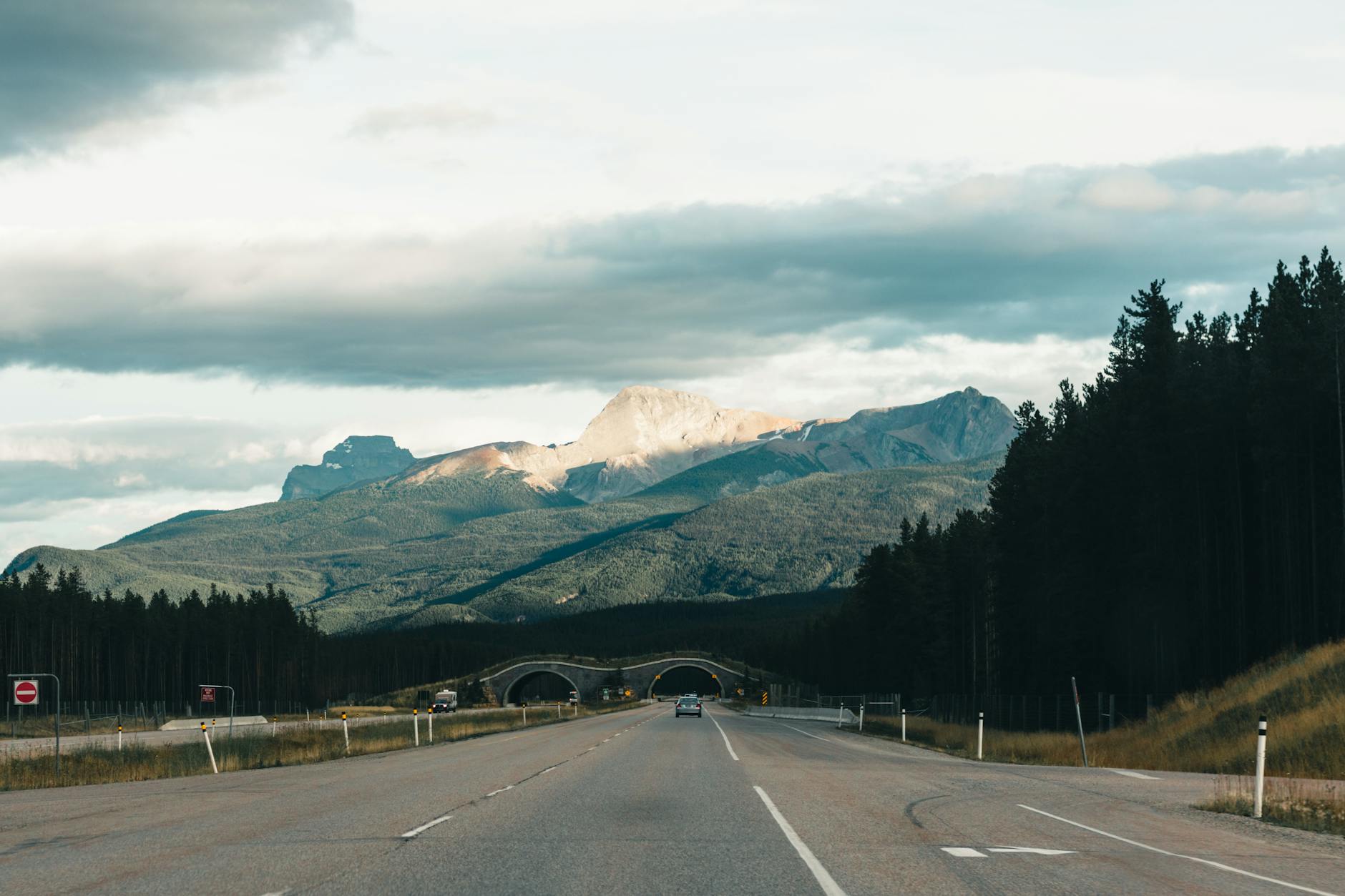 Sea-to-Sky Highway winding along the coast with islands in the distance